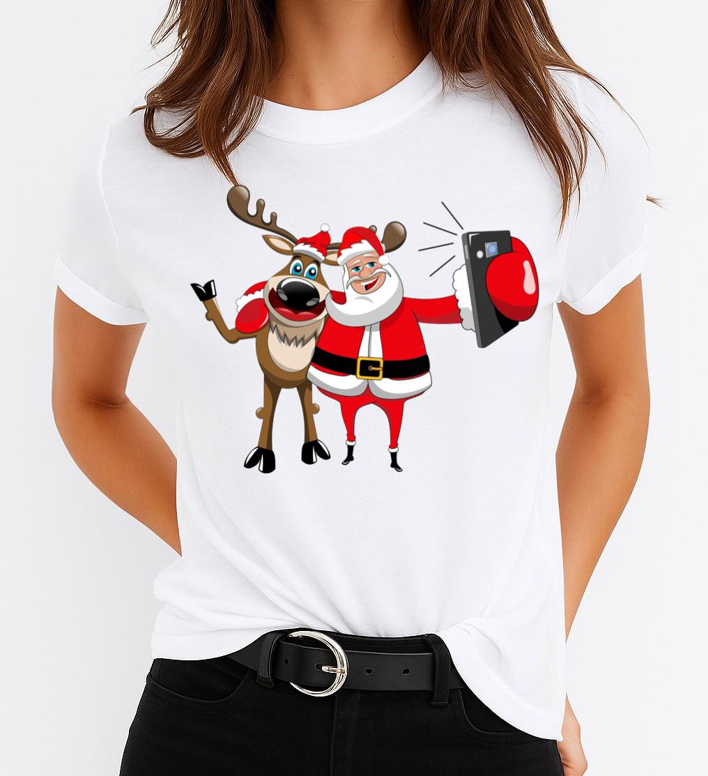 Tricou din bumbac 100% Christmas Photo