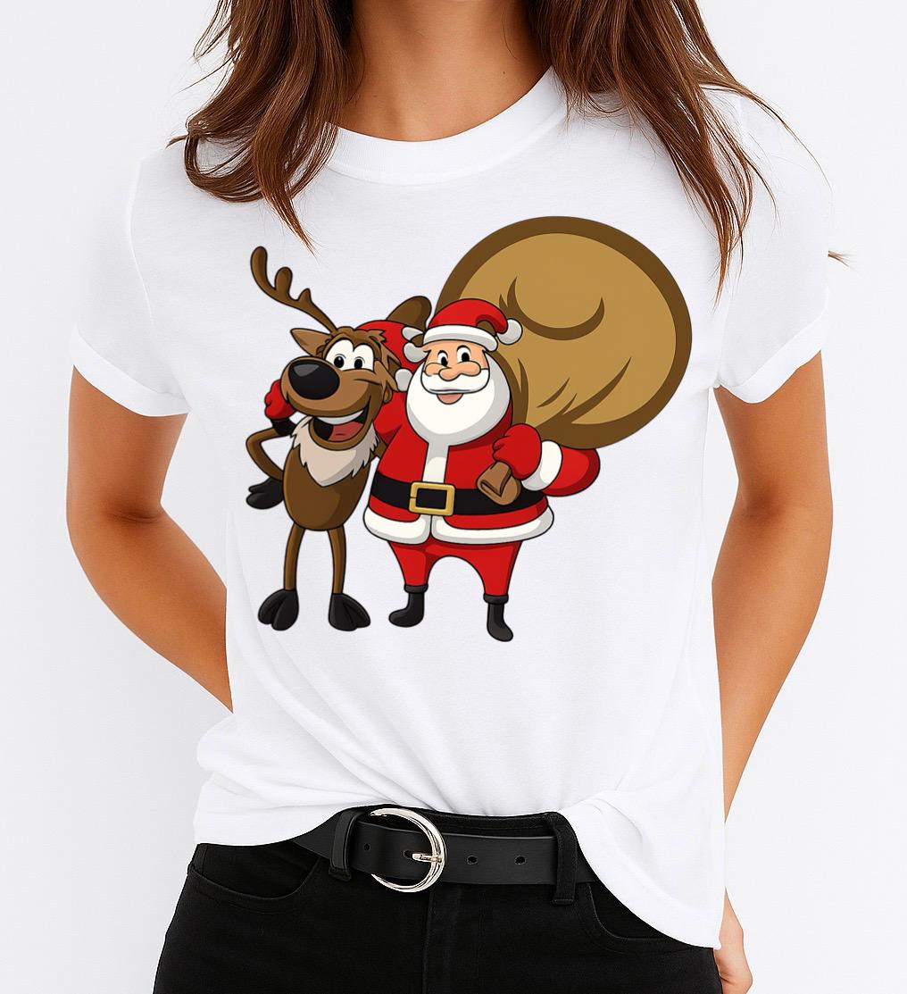 Tricou din bumbac 100% Craciun