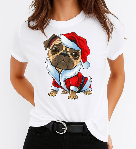 Tricou din bumbac 100% Christmas Dog 2