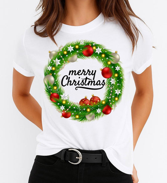 Tricou din bumbac 100% New Merry Christmas
