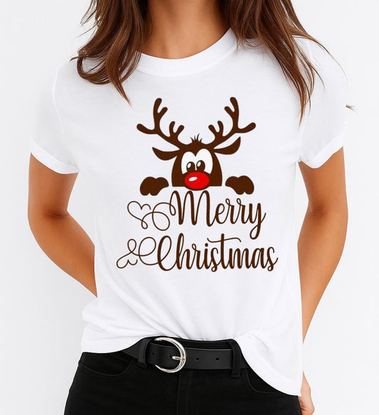 Tricou din bumbac 100% Merry Christmas 15 - MonCherie