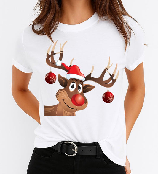 Tricou din bumbac 100% Ren 15 - MonCherie