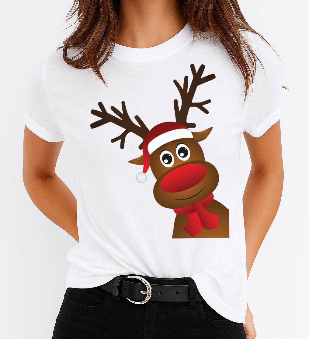 Tricou din bumbac 100% Ren 14 - MonCherie
