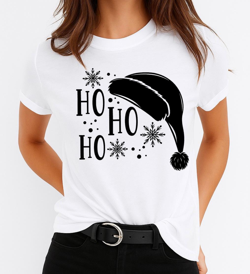 Tricou din bumbac 100% HOHOHO Black