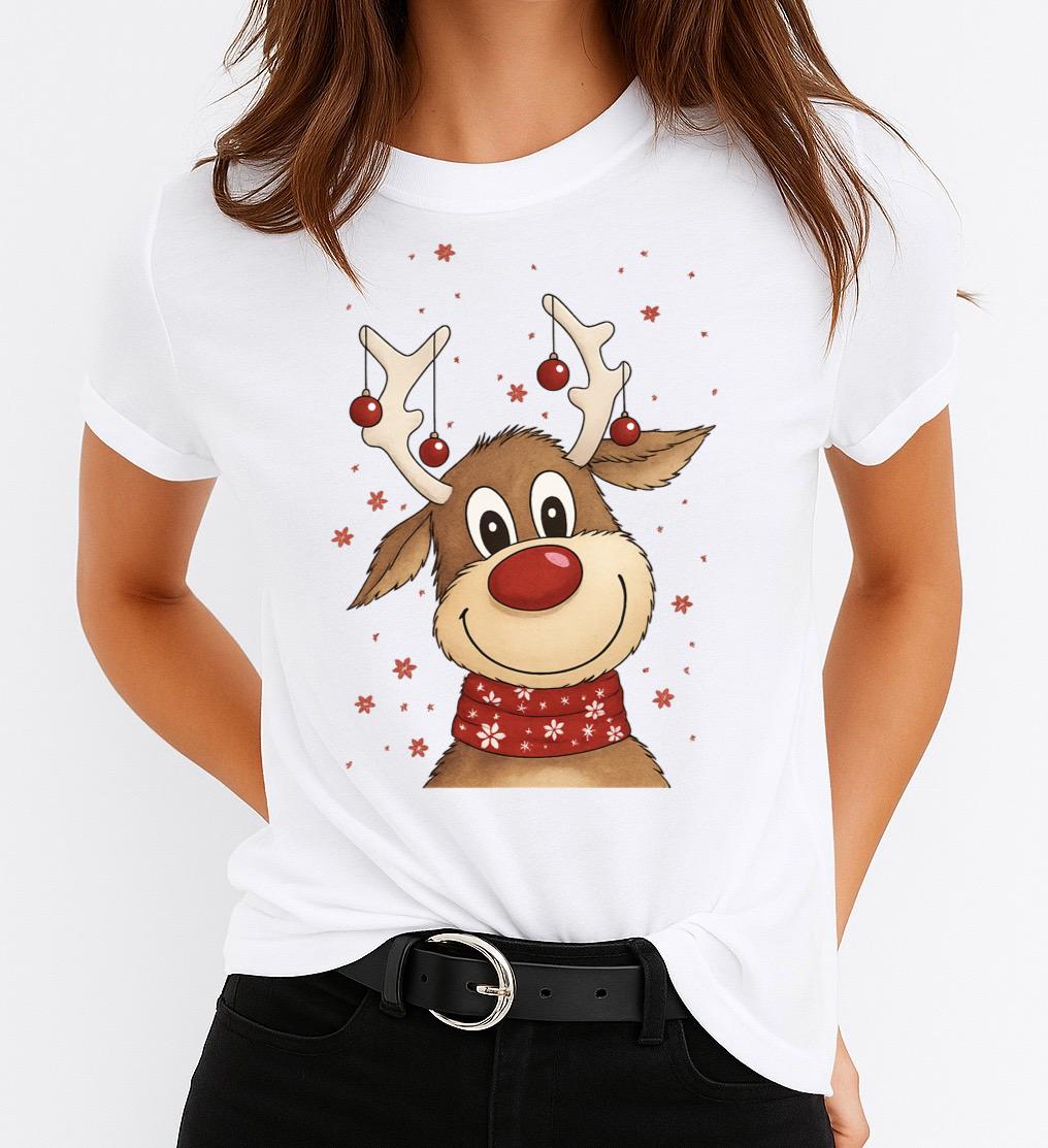 Tricou din bumbac 100% Ren 7