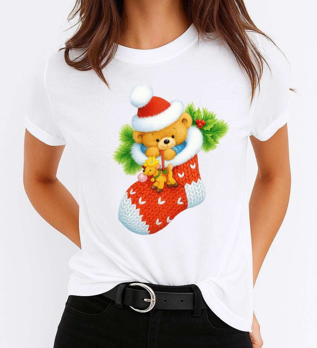 Tricou din bumbac 100% Ursulet Cute - MonCherie