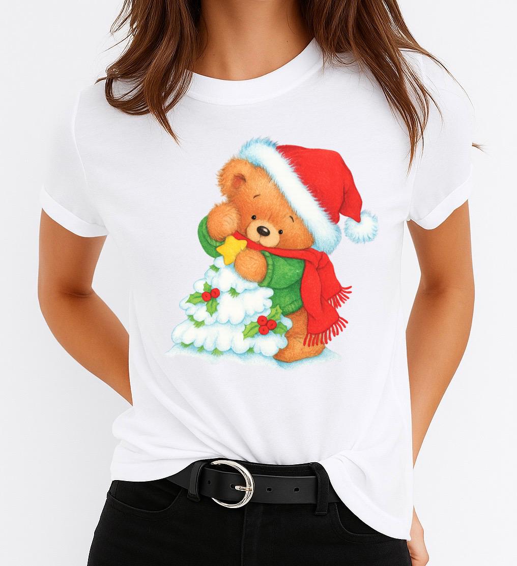 Tricou din bumbac 100% Ursulet Dragalas - MonCherie