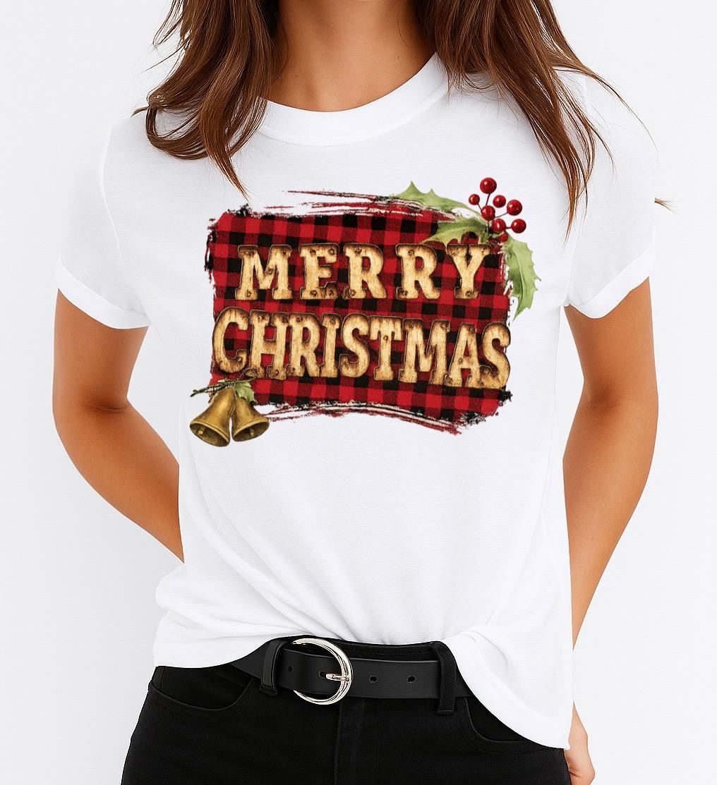 Tricou din bumbac 100% Merry Christmas 7 - MonCherie