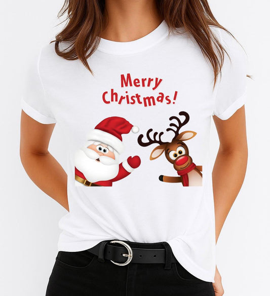 Tricou din bumbac 100% CRACIUN FERICIT 3