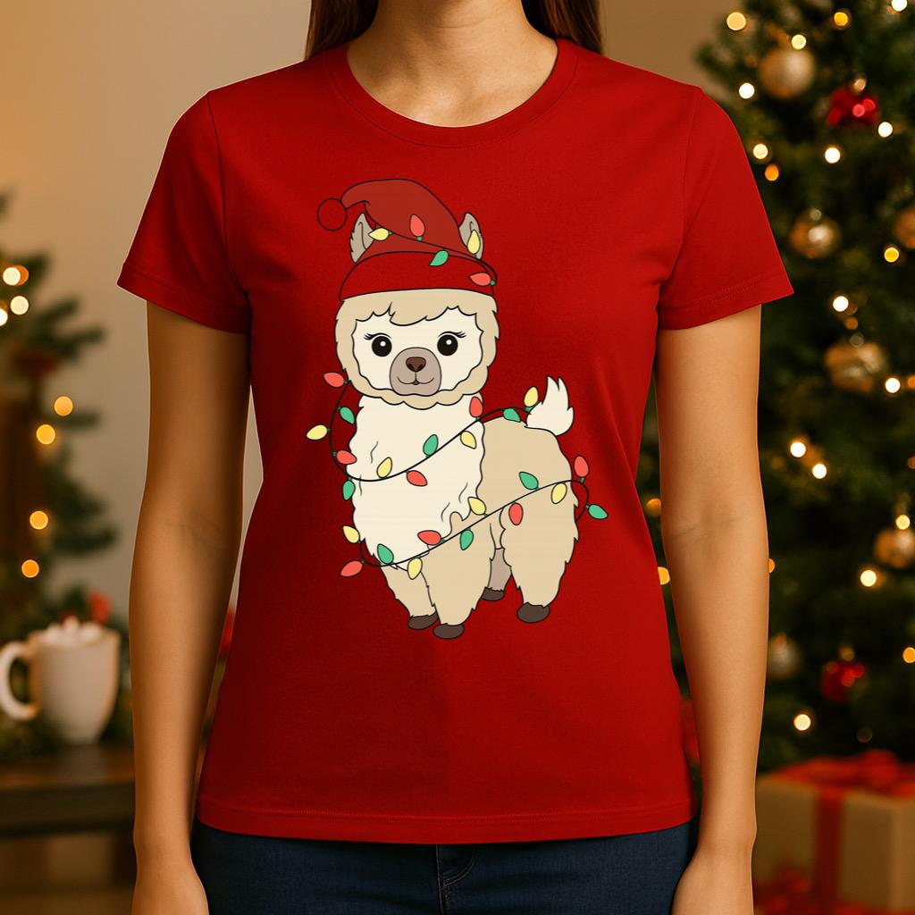 Tricou Rosu Craciun 2 – Bumbac 100%