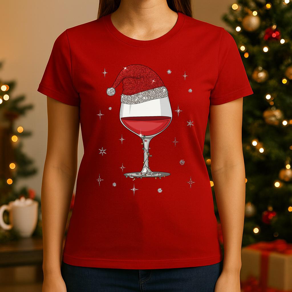 Tricou Rosu New Wine – Bumbac 100%