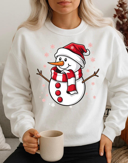 Bluza alba din bumbac 100% Om de Zapada