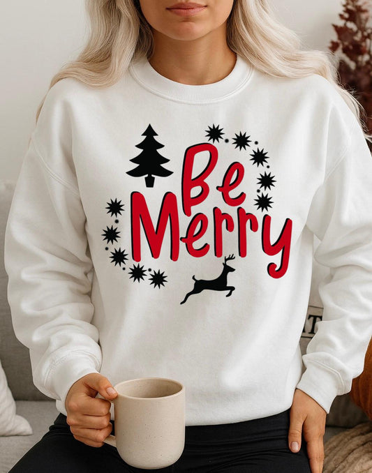 Bluza alba din bumbac 100% Be Merry