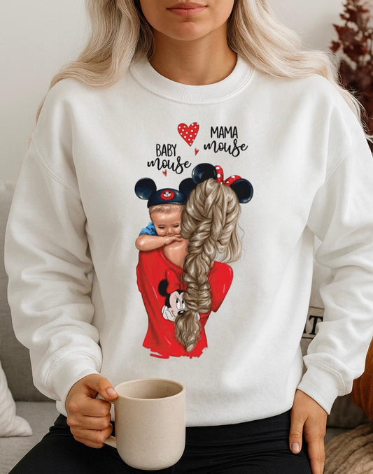 Bluza Alba Dama din Bumbac 100% - Mama and Baby