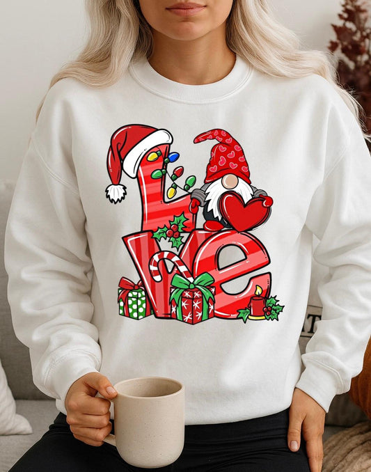 Bluza alba din bumbac 100% Love Red