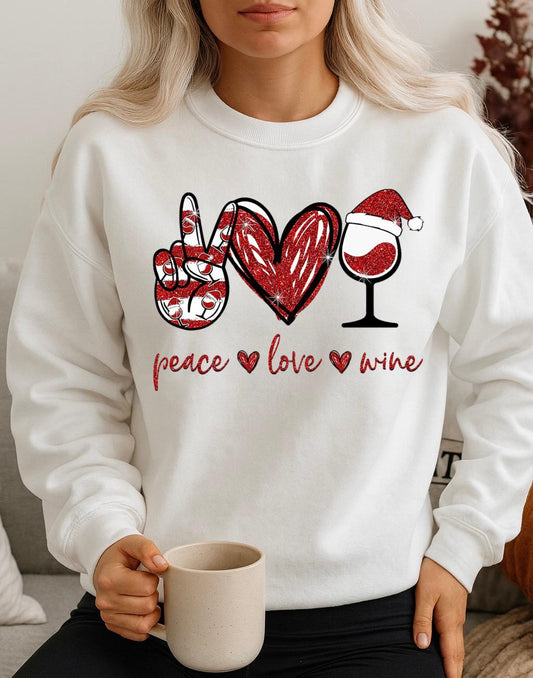 Bluza alba din bumbac 100% Peace Red