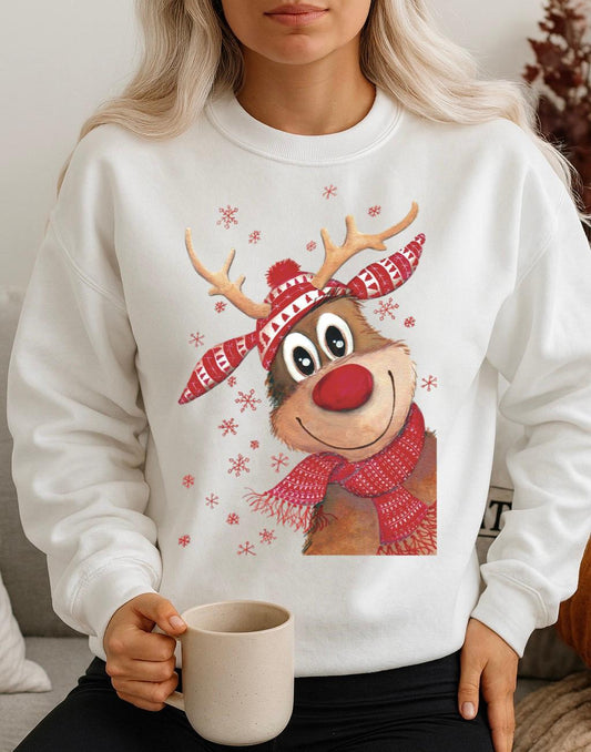 Bluza alba din bumbac 100% Ren