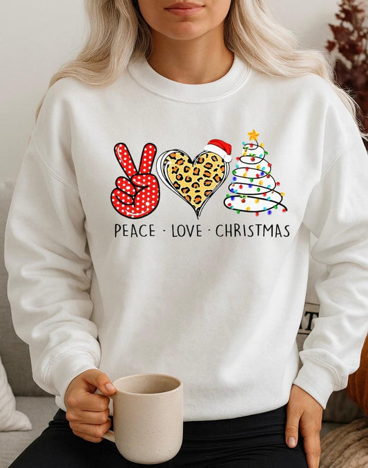 Bluza alba din bumbac 100% Peace 2