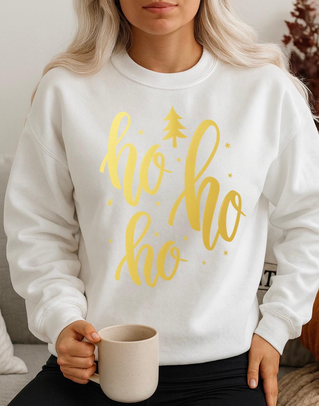 Bluza alba din bumbac 100% Hohoho gold