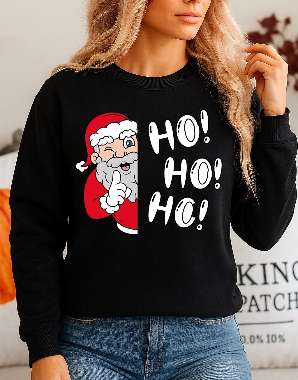 Bluza Neagra din bumbac 100% HOHOHO