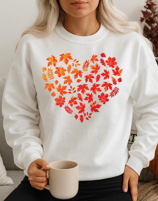 Bluza Alba Dama din Bumbac 100% Inima - MonCherie