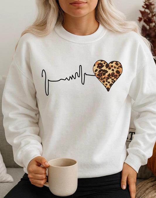 Bluza Alba Dama din Bumbac 100% Heart Gold - MonCherie