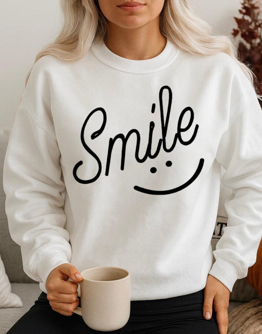 Bluza Alba Dama din Bumbac 100% Smile - MonCherie
