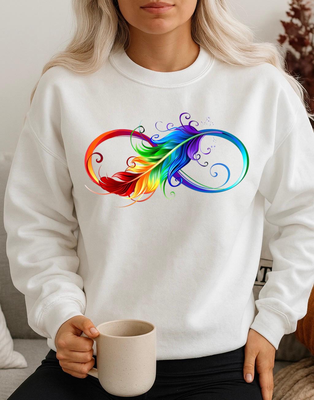 Bluza Alba Dama din Bumbac 100% Infinit 2