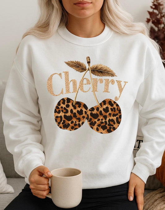 Bluza Alba Dama din Bumbac 100% Cherry