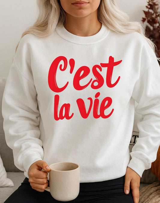 Bluza Alba Dama din Bumbac 100% C'est la Vie - MonCherie