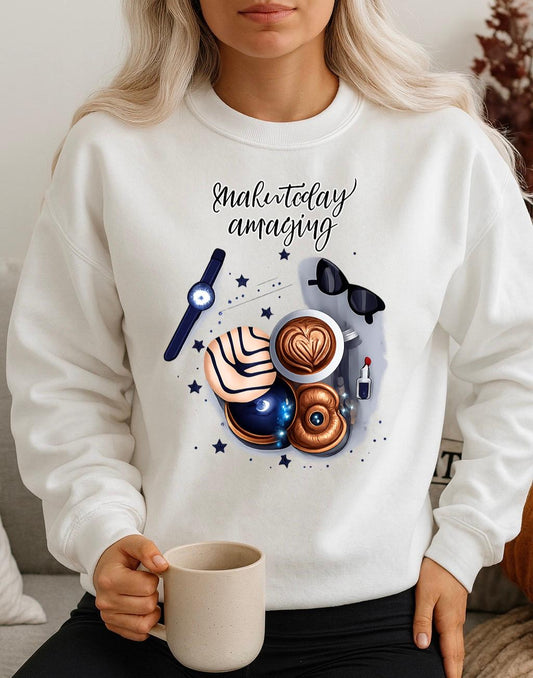 Bluza Alba Dama din Bumbac 100% Make Today - MonCherie