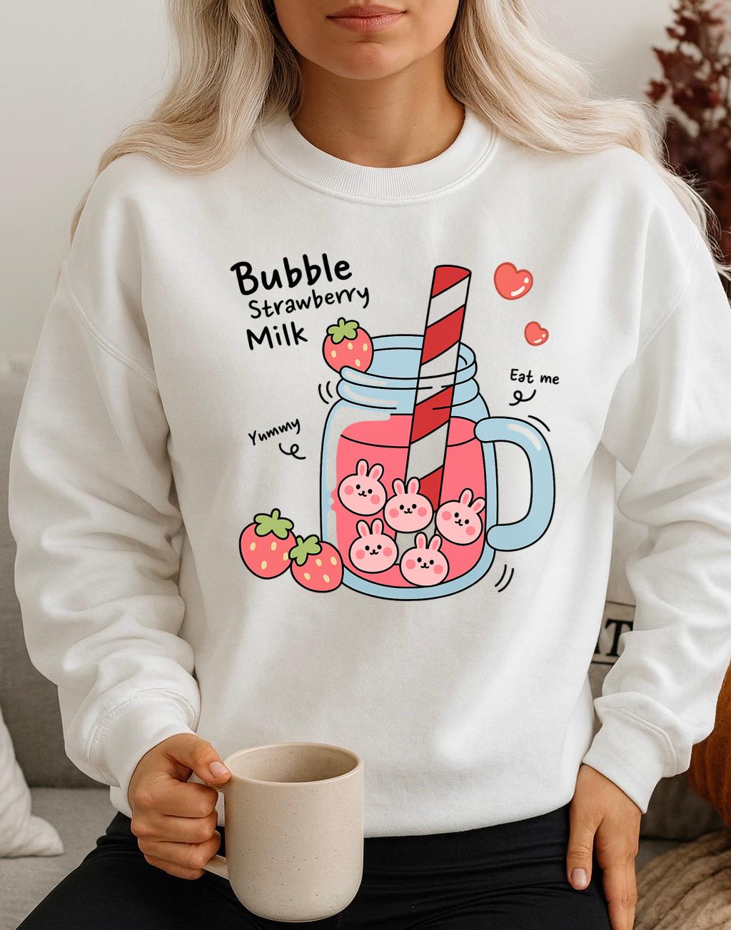 Bluza Alba Dama din Bumbac 100% Bubble
