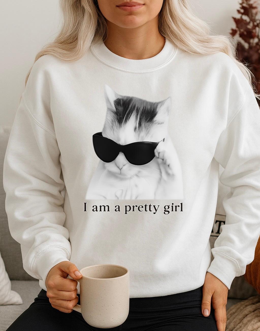 Bluza Alba Dama din Bumbac 100% Pretty Girl
