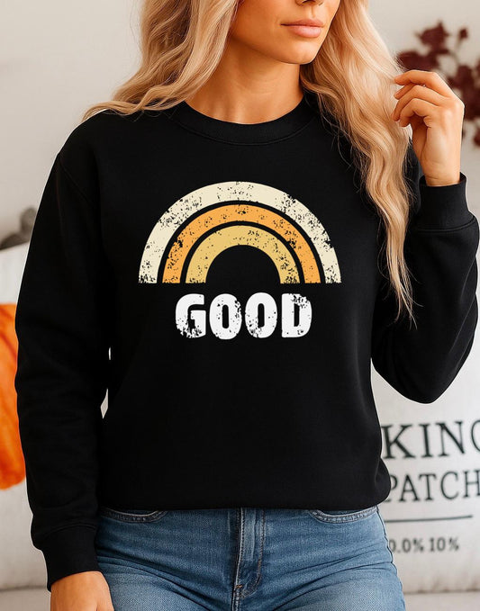 Bluza neagra din bumbac 100% Good