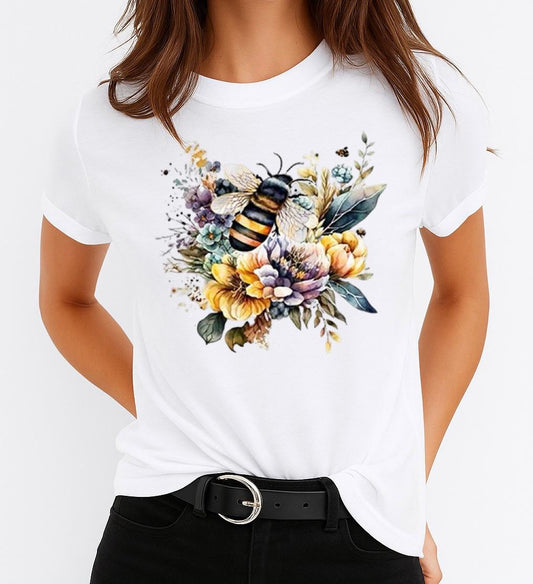 Tricou dama din bumbac 100% Bee 2