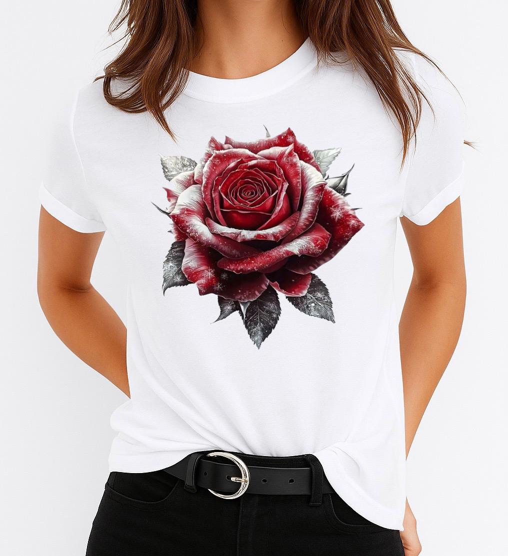 Tricou dama din bumbac 100% One Big Flower