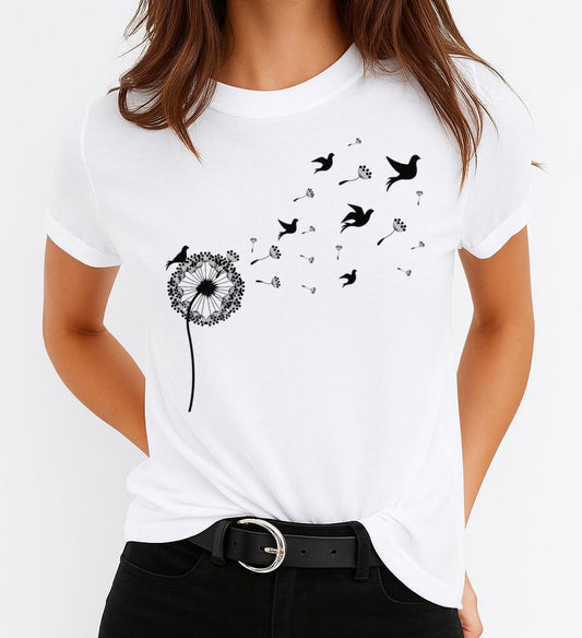 Tricou dama din bumbac 100% Papadie 2