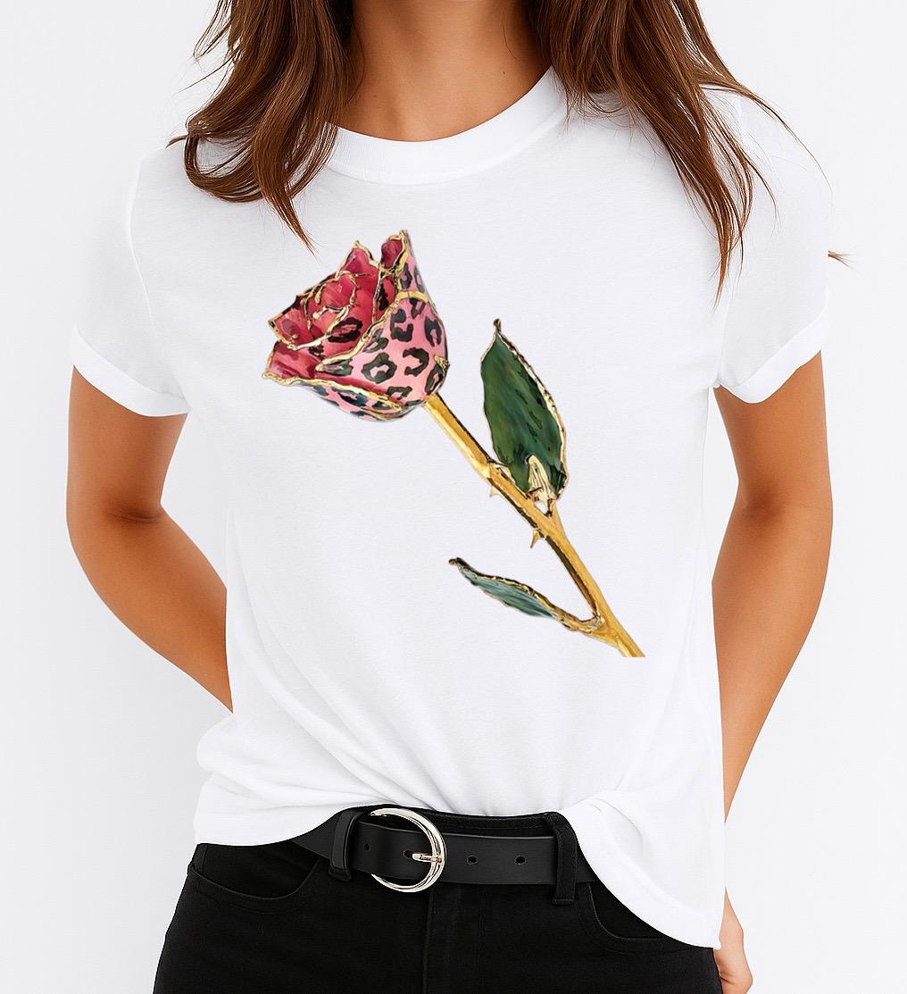 Tricou dama din bumbac 100% One Flower