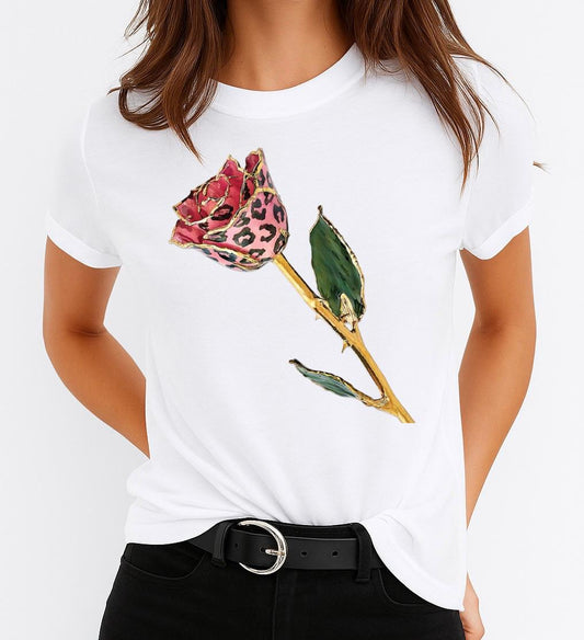 Tricou dama din bumbac 100% One Flower