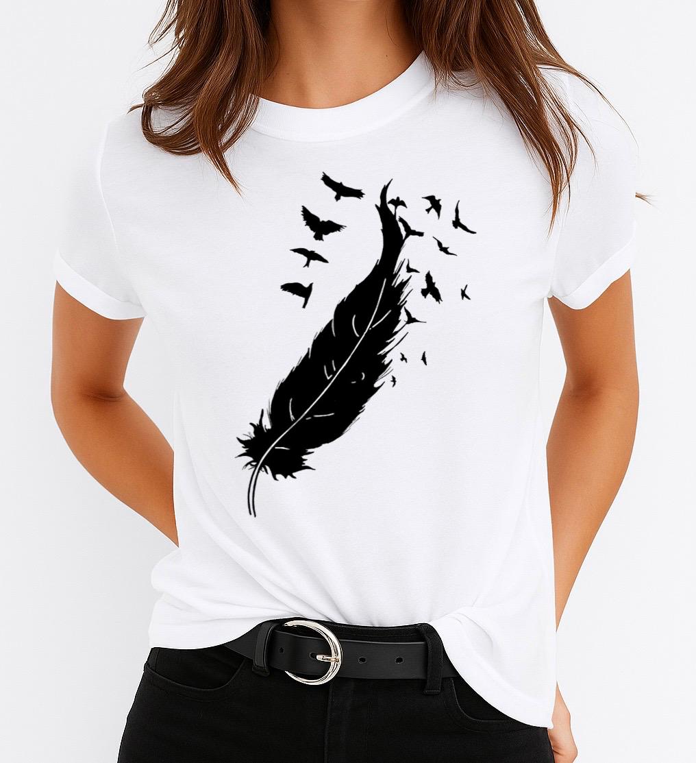 Tricou dama din bumbac 100% Black