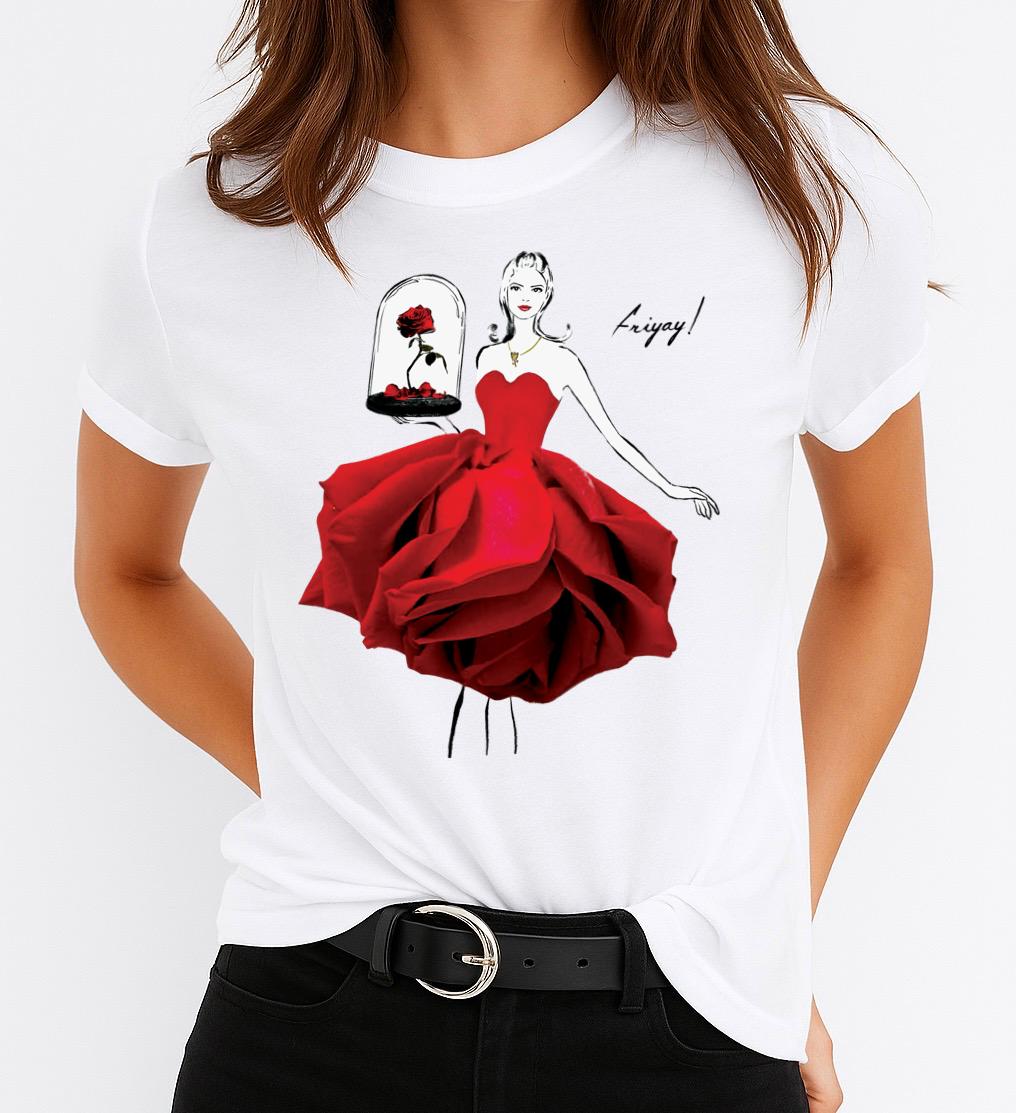 Tricou dama din bumbac 100% Friyay!