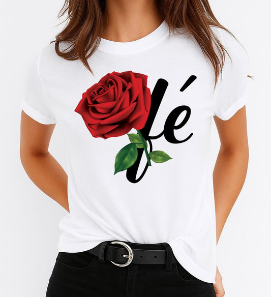 Tricou dama din bumbac 100% Rose Red