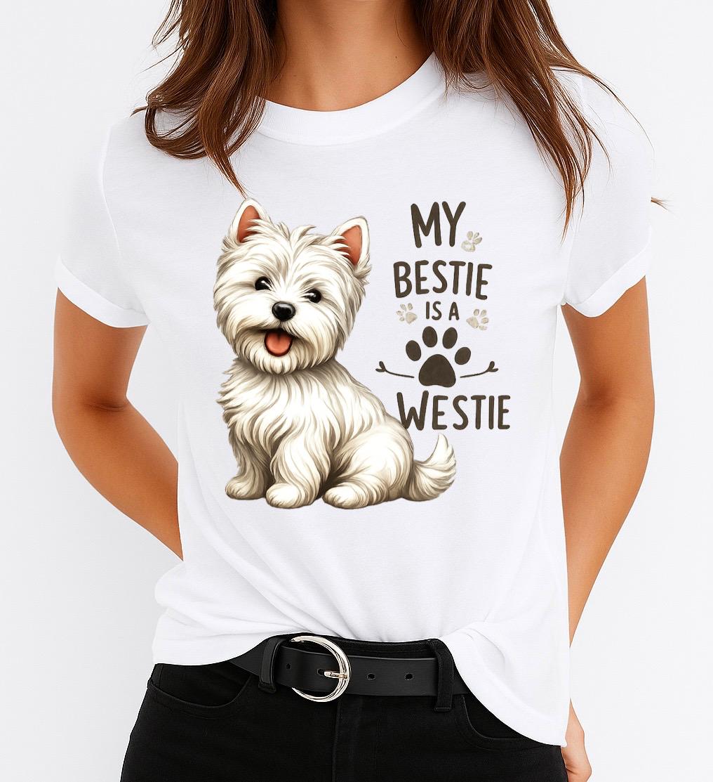 Tricou dama din bumbac 100% My Bestie