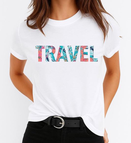 Tricou dama din bumbac 100% Travel
