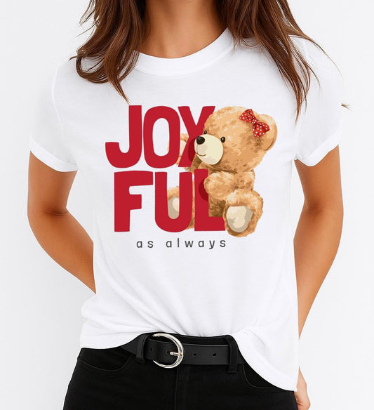 Tricou dama din bumbac 100% Joy Ful
