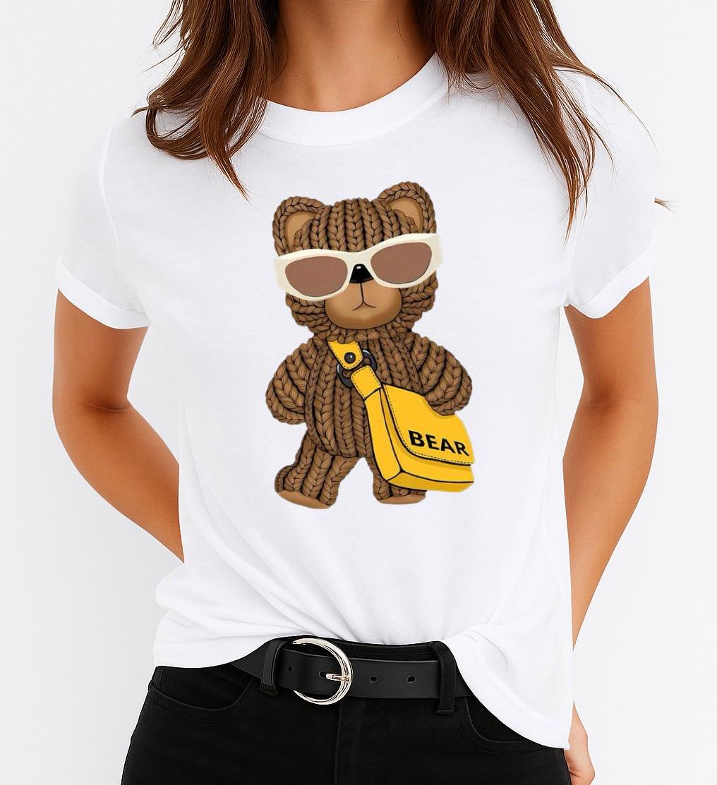 Tricou dama din bumbac 100% Bear