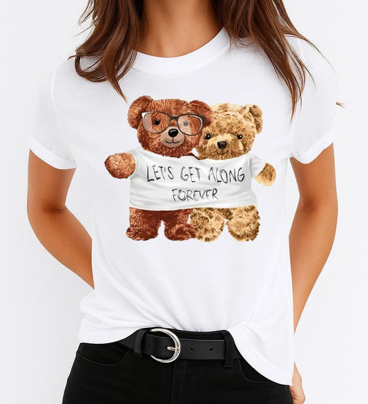 Tricou dama din bumbac 100% Along Forever