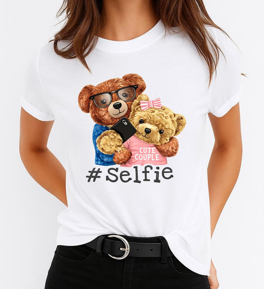 Tricou dama din bumbac 100% Selfie