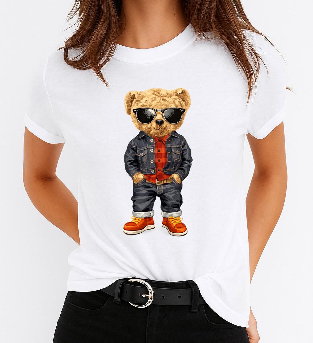 Tricou dama din bumbac 100% Denim Master