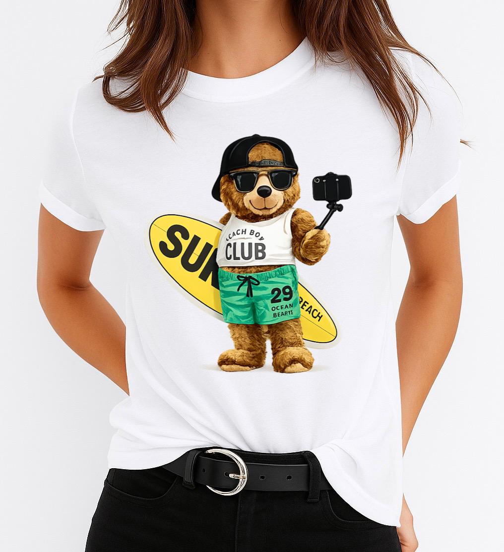 Tricou dama din bumbac 100% Surf's Up!